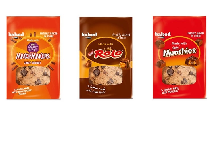 Candy heaven in freshly-baked cookie form from Nestlé and Rich’s