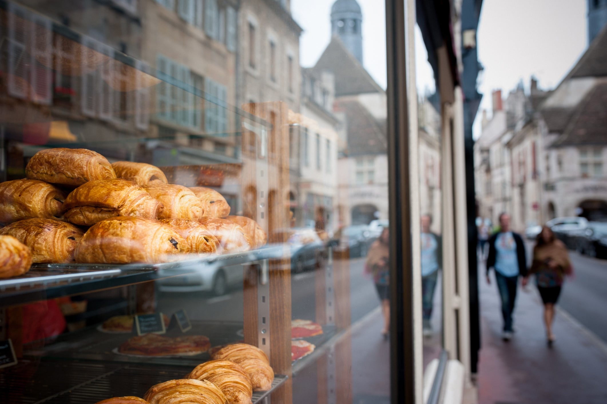 Bakery window in France