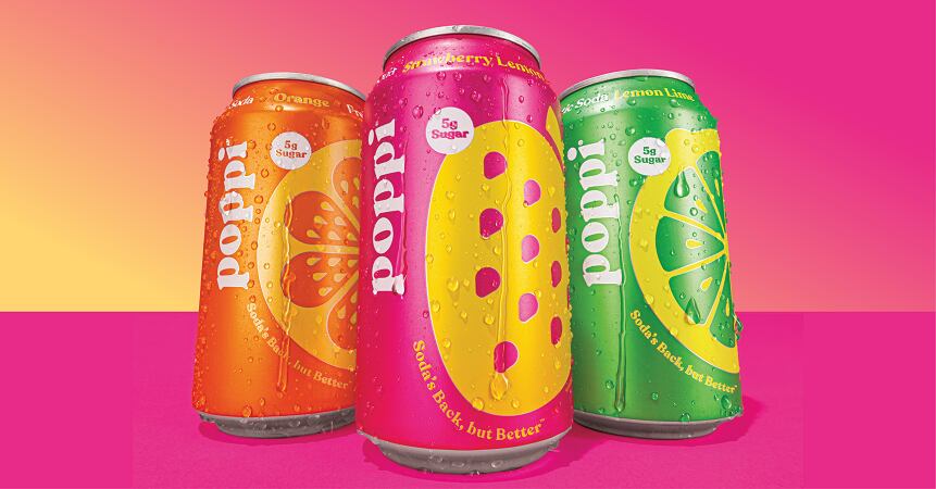 PepsiCo continues acquisition spree with gut-health soda brand Poppi.