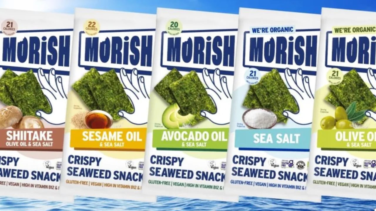 Morish debuted its online shop in early March with five seaweed snack flavors – Avocado Oil, Sesame Oil, Sea Salt, Extra Virgin Olive Oil and Shiitake.
