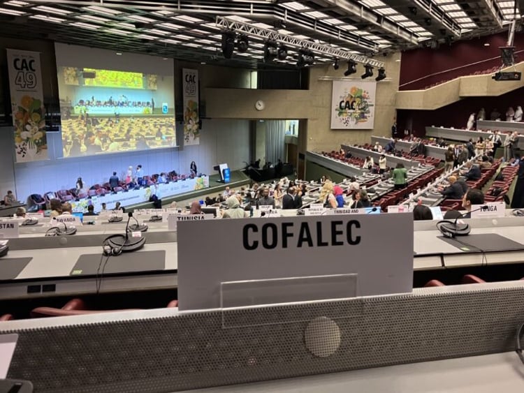 COFALEC at the Codex Alimentarius' 49th Session in Geneva.