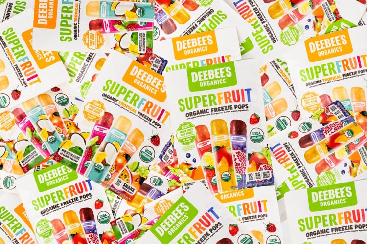 DeeBee's Organic Superfruit Freezie pops