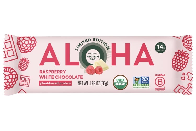 Aloha Raspberry White Chocolate Protein Bar