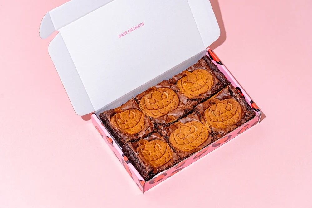 Cake or Death Pumpkin Cinnamon Brownies