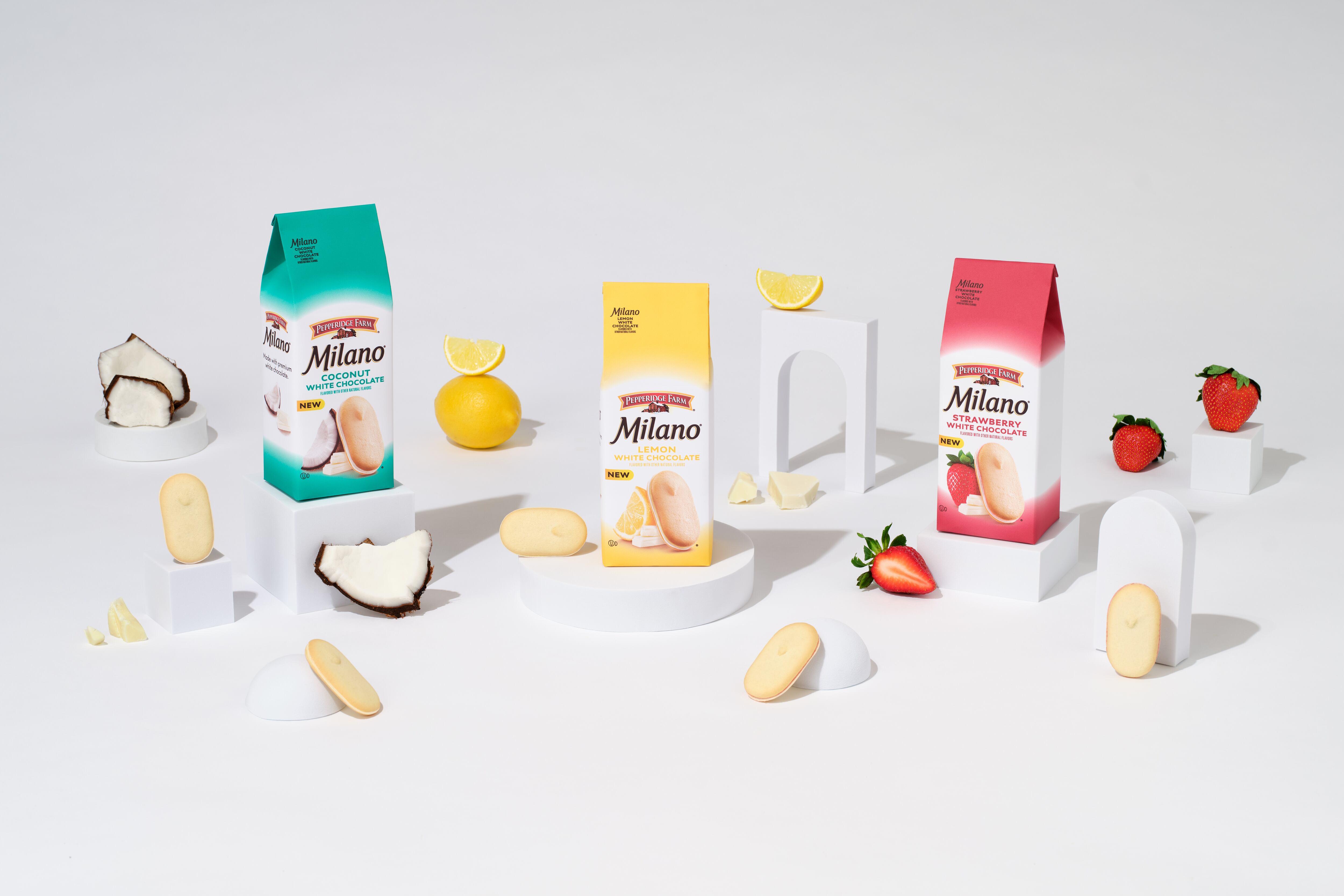 Milan's white chocolate lineup