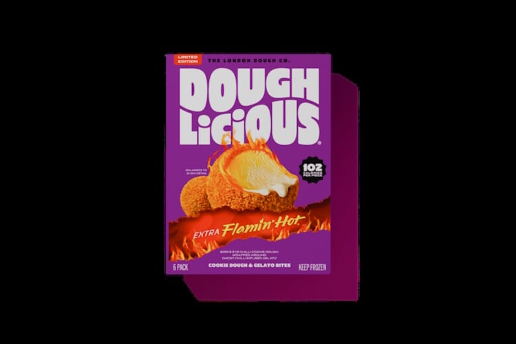 Doughlicious Extra Flamin’ Hot Cookie Dough & Gelato Bites