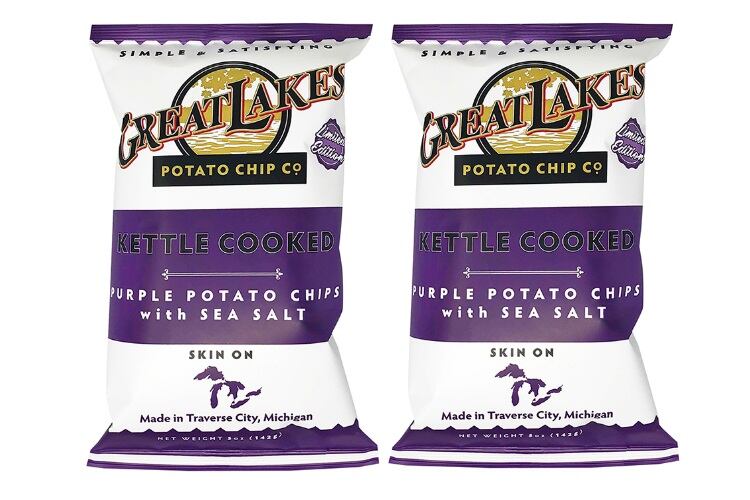 When science and snacks converge: Bright purple BFY potato chips emerge