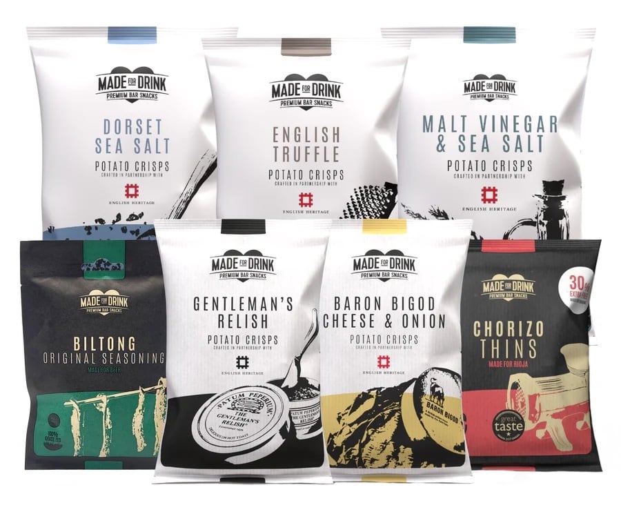 Made for Drink relishes in quintessentially British snacks