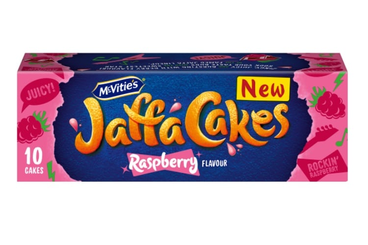 Rockin' raspberry Jaffa Cakes from pladis