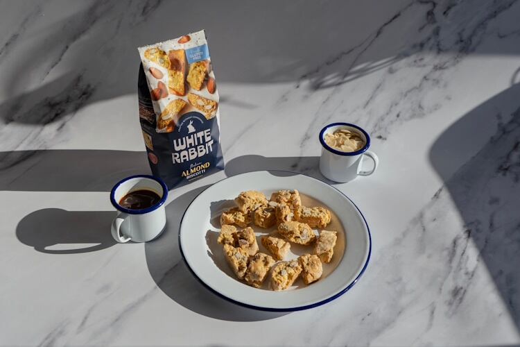 White Rabbit almond biscotti