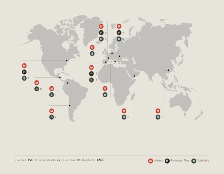 Europastry global footprint