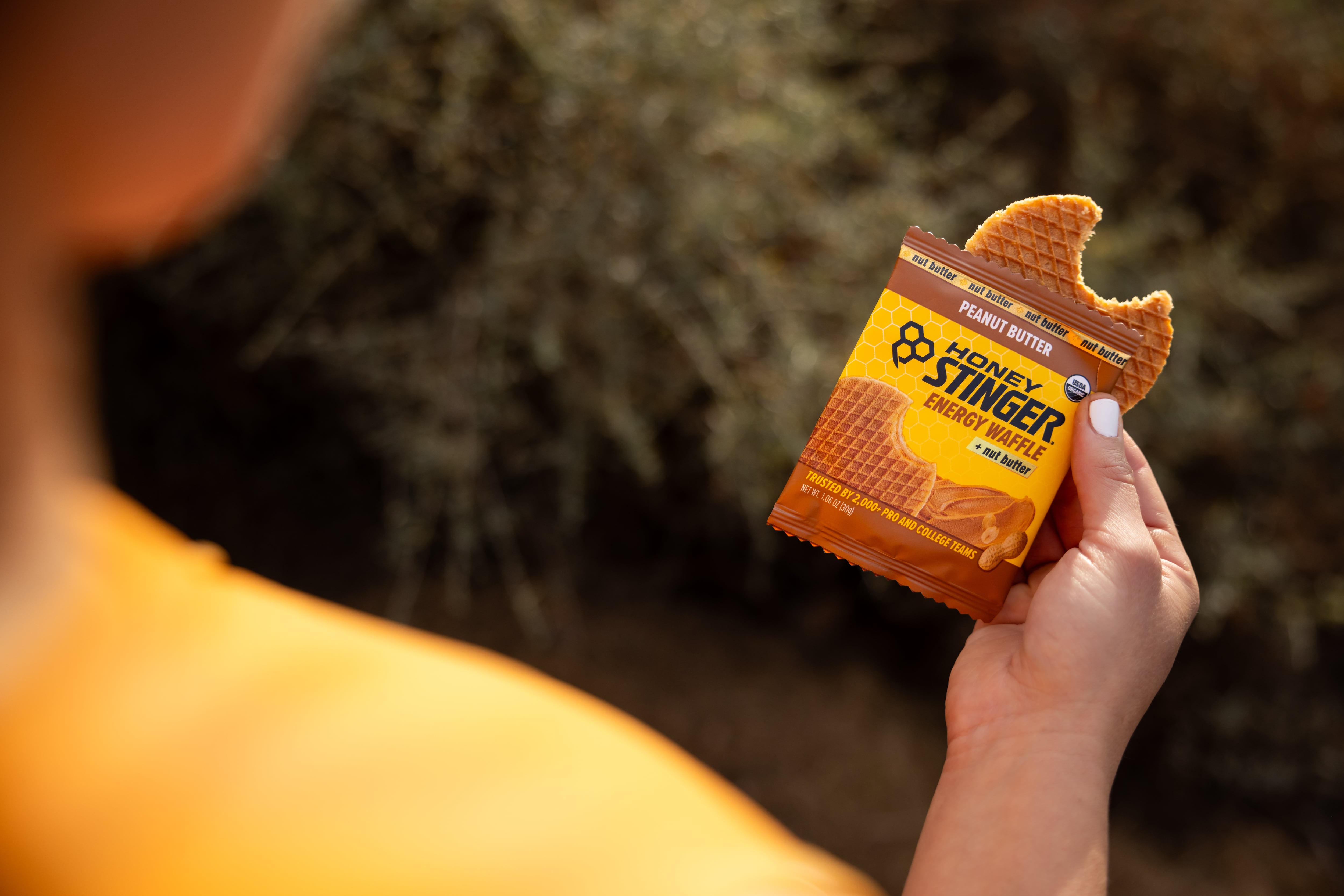 Honey Stinger Peanut Butter Energy Waffles