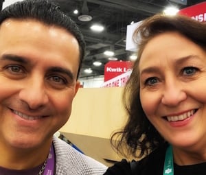 With Buddy (Cake Boss) Valastro at IBIE.