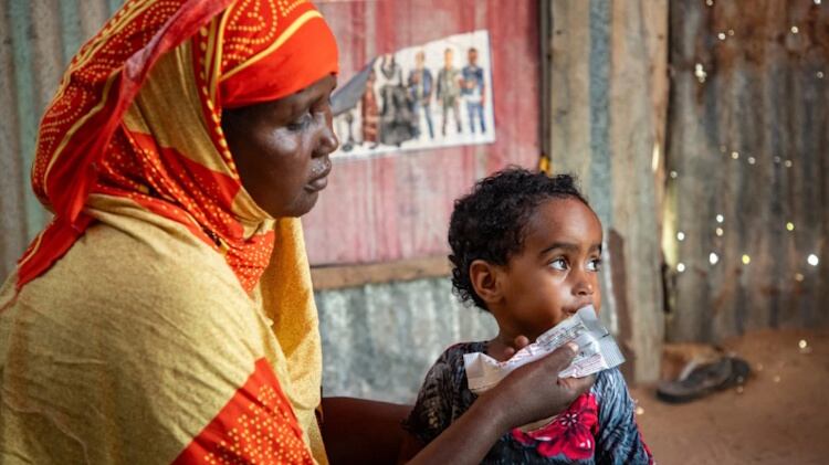 Calaso (not her real name) and her family live in a refugee camp in Somalia