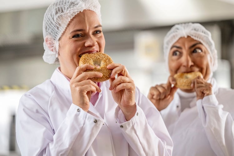 Taste testing bagels