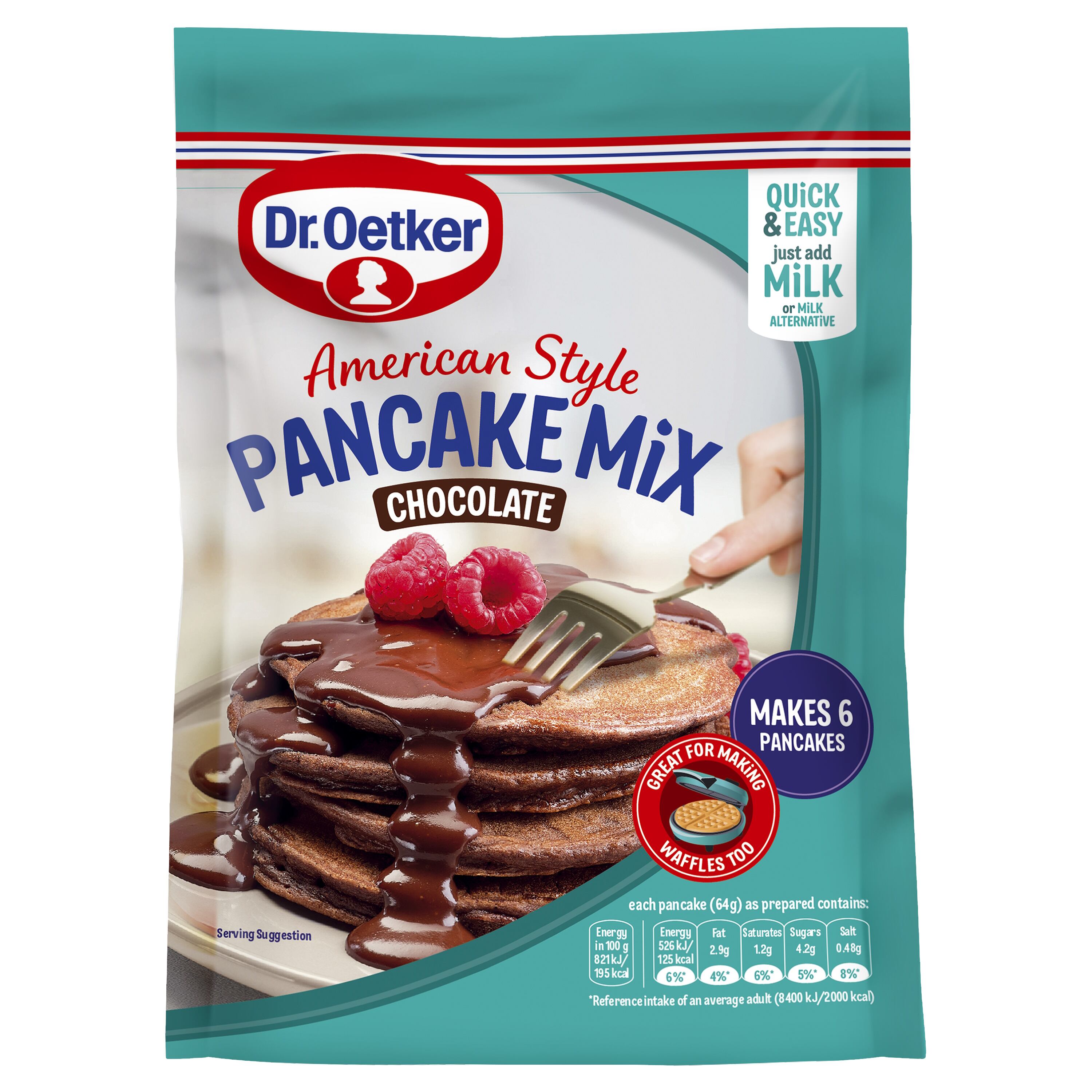 Dr Oetker’s American Style Chocolate Pancake Mix