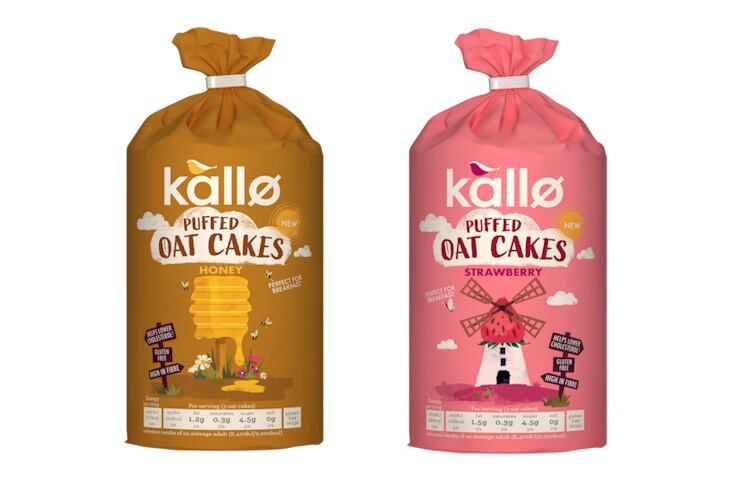 Kallø Puffed Oat Cakes