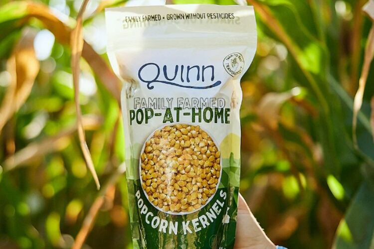 Quinn shakes up the snacks space with regeneratively grown pop-at-home corn kernels