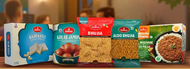 Haldiram product lineup