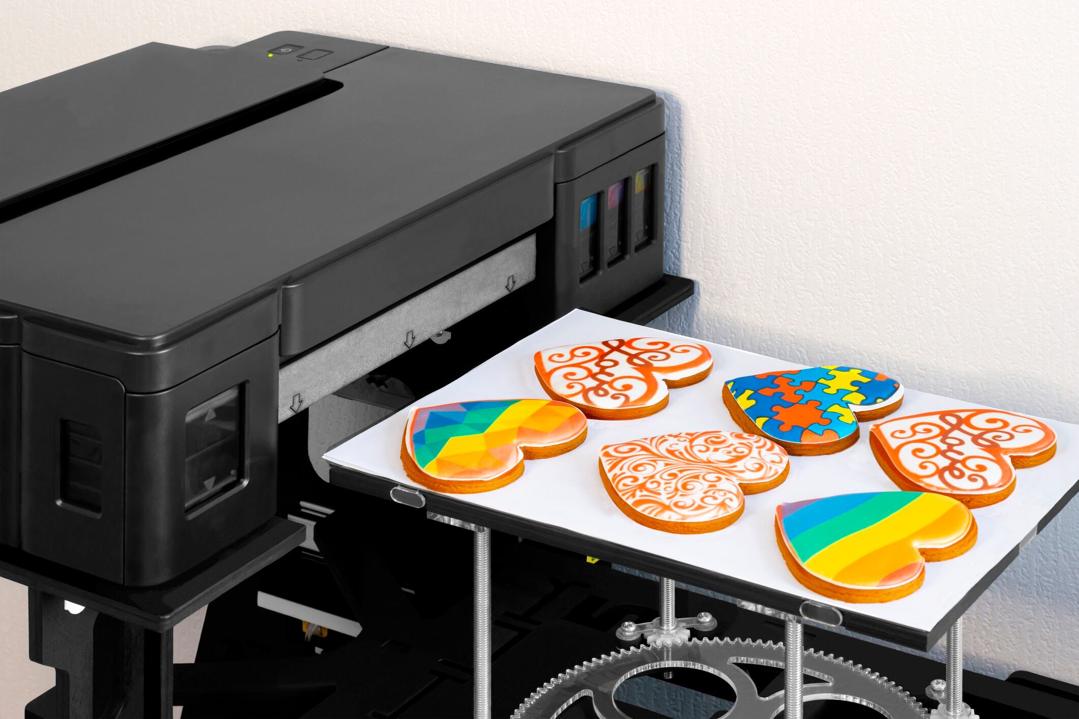 Food printer for drawings on cakes, gingerbread and cookies 13-Smile GettyImages