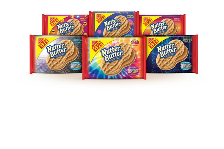 Nutter Butter turns 50 with throwback packs celebrating each decade
