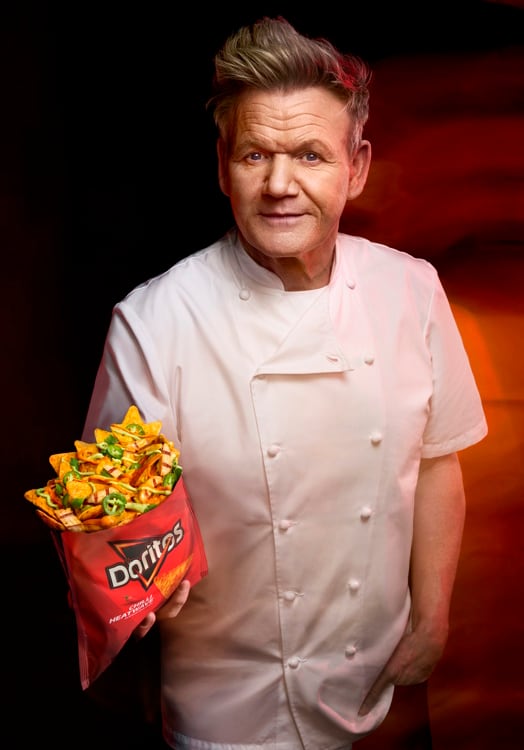 PepsiCo isn't hiring Gordon Ramsay because consumers don't know Doritos. It's hiring him to help consumers see the brand differently.