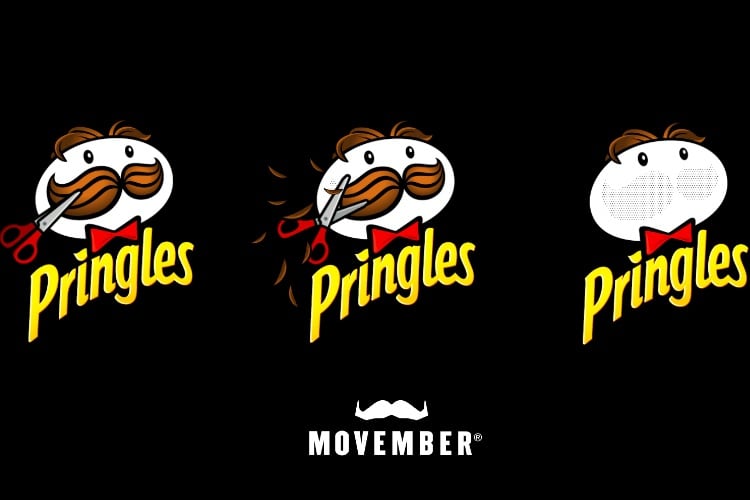 Julius Pringle goes ‘stache-less and KP Snacks encourages men to ‘check your nuts’ this Movember