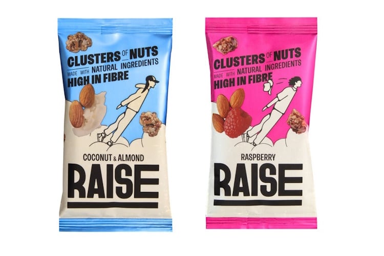 Raise Clusters of Nuts snacks