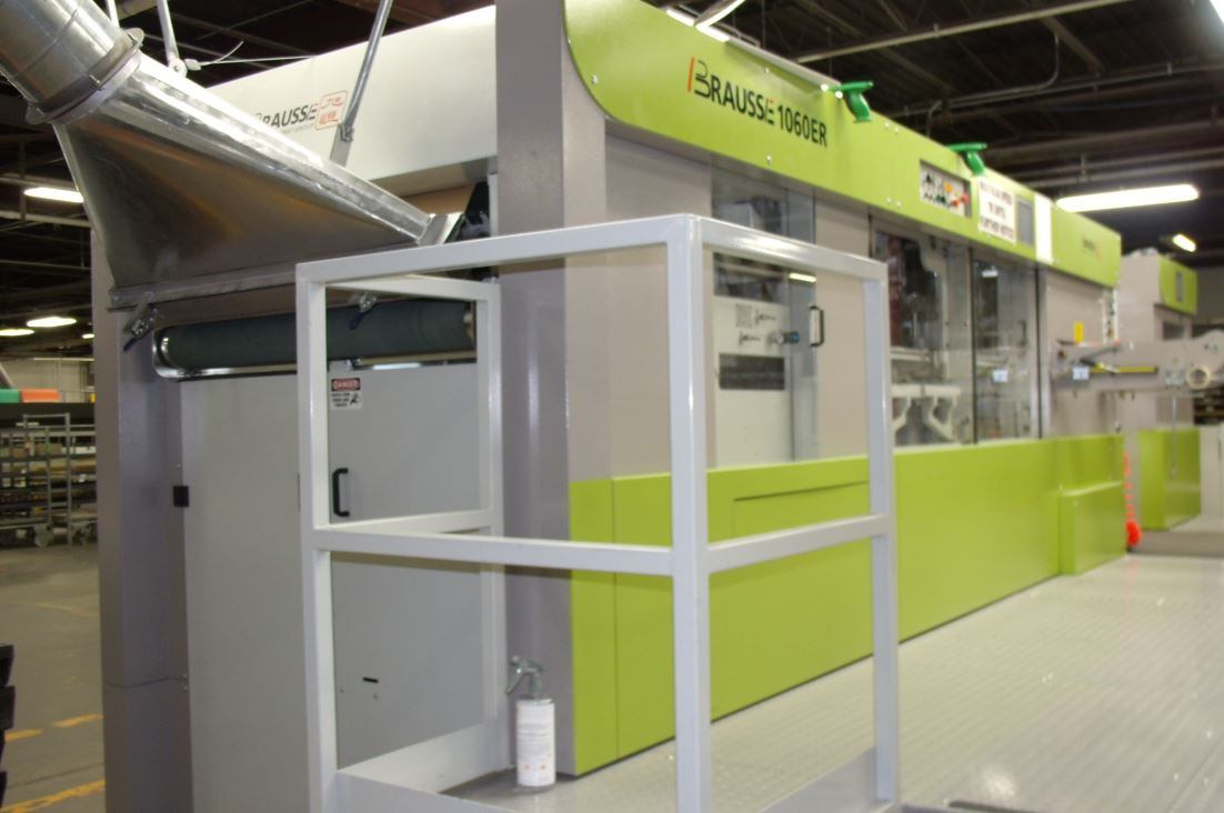 Colbert Packaging serves as US beta site for Brausse 1060ER die cutter