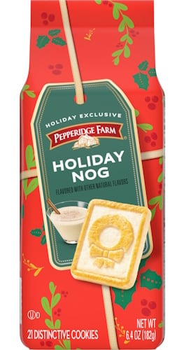 Pepperidge Farm Chessmen Holiday Nog Cookies