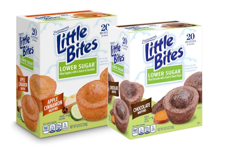 Entenmann's Little Bites' first-ever lower sugar SKUs