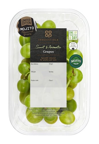 Co-ops mojito-flavoured grapes