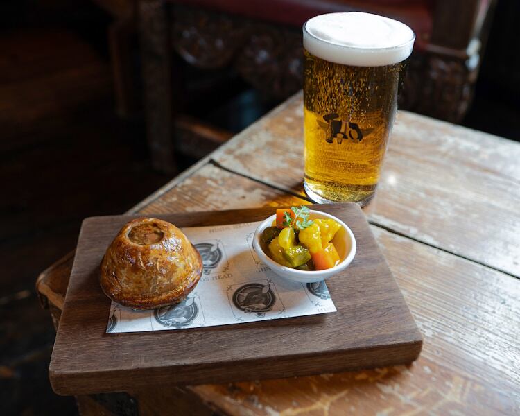 Pork pie and larger