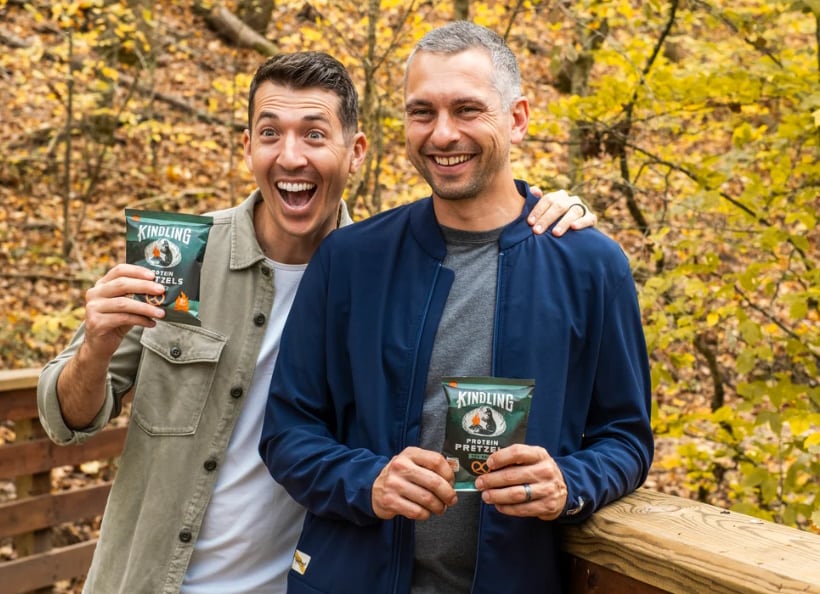 Brandon Porras and Cameron Smith of Kindling Snacks