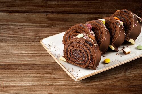 Finsbury Food Group caterpillar celebration cake