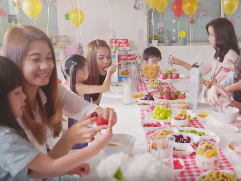 The power of eating breakfast together as a family: Kellogg’s celebrates working moms in Thailand