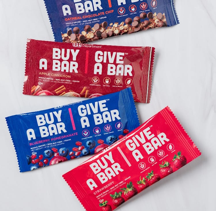 Buy a bar give a bar promo: The Cookie Department