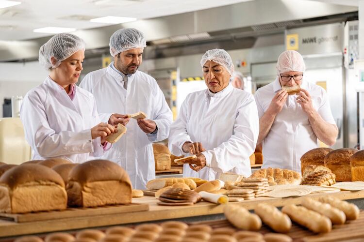 Researchers testing bread