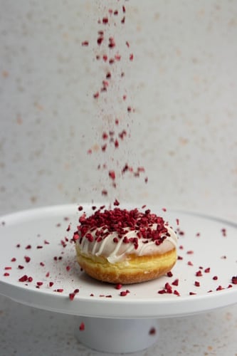 Raspberry Cheesecake Doughnut
