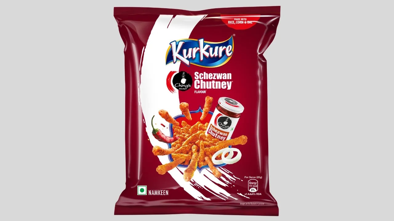 The new Kurkure Schezwan Chutney variant