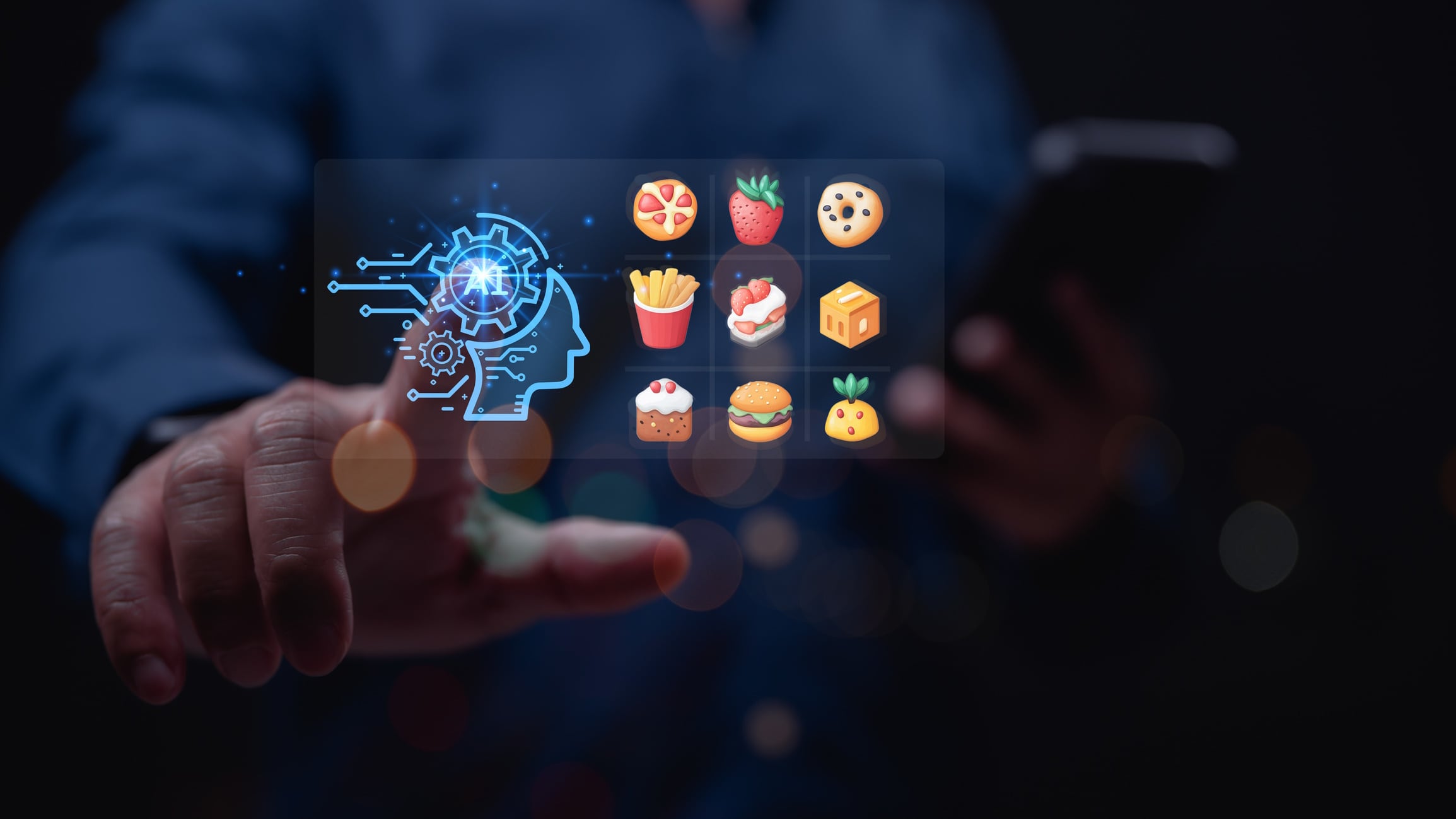 Futuristic snacks (AI)