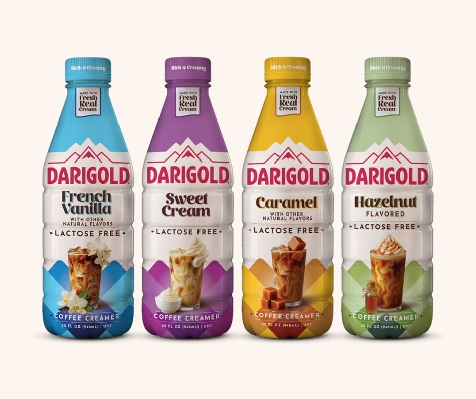 Darigold brand coffee creamers are back. Made with real dairy milk and cream from family farms across the Northwest, natural sweeteners, and flavors derived from natural ingredients, Darigold Coffee Creamers are available in French Vanilla, Sweet Cream, Carmel and Hazelnut.