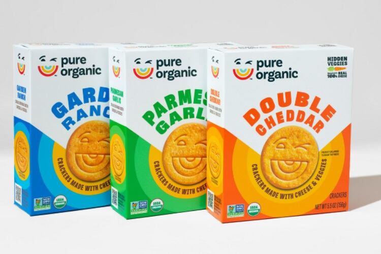 Pure Organic baked crackers