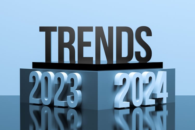 Robots, refillable packaging, blonde chocolate, katsu curry in sweet applications and pressed flowers for wedding cakes: A look at some of 2024’s top trends