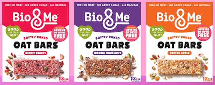 Bio & Me's New 'Good For Your Gut' Oat Bars