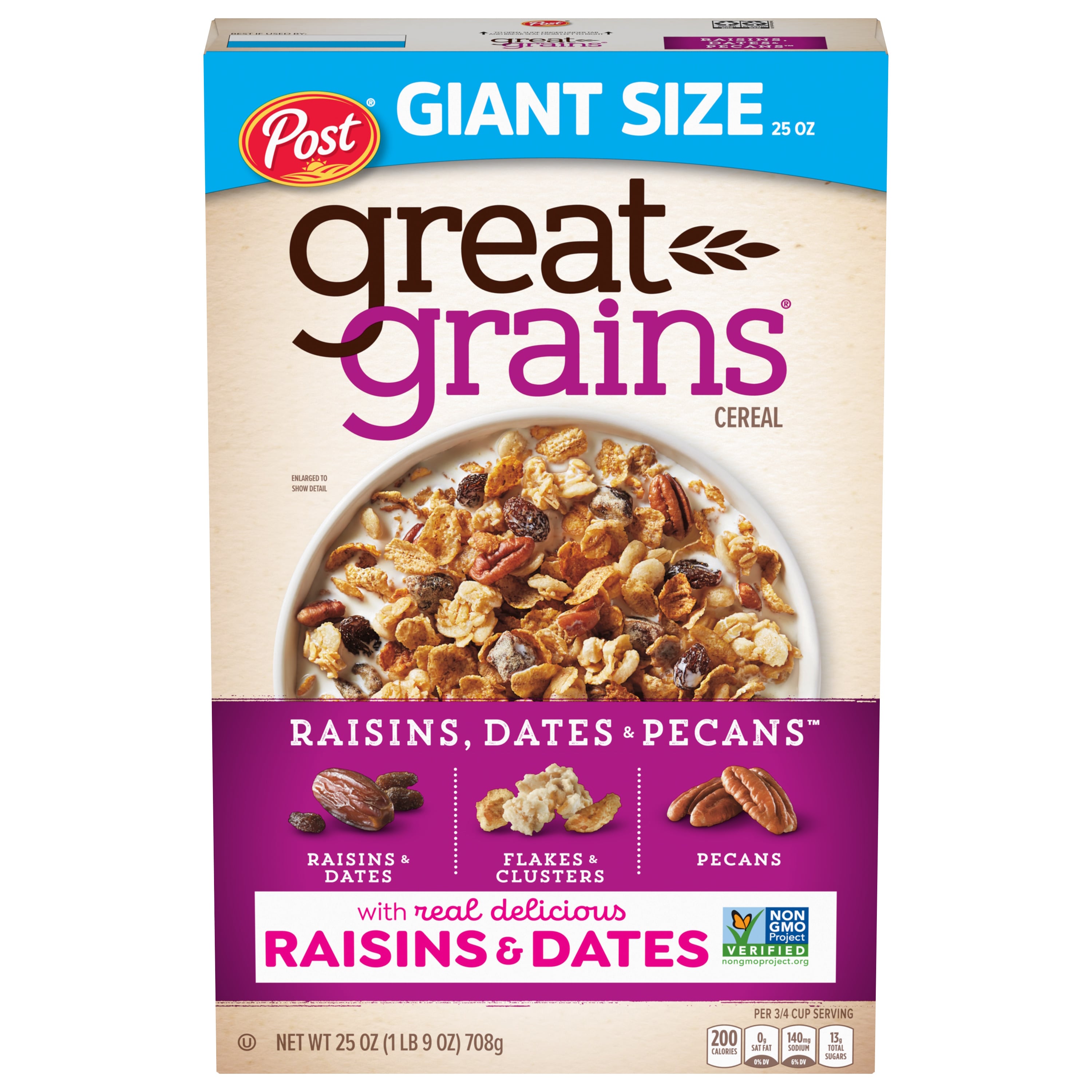 Post's Great Grains Raisins, Dates & Pecans