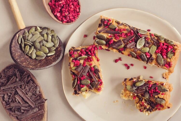 Ginger Bakers' salted caramel jewel bar