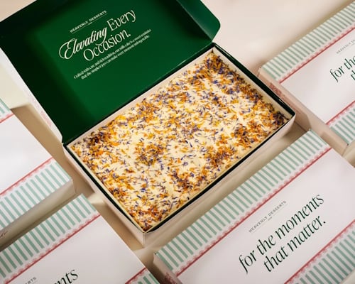 Heaven at Home Milk Cake Trays from Heavenly Desserts