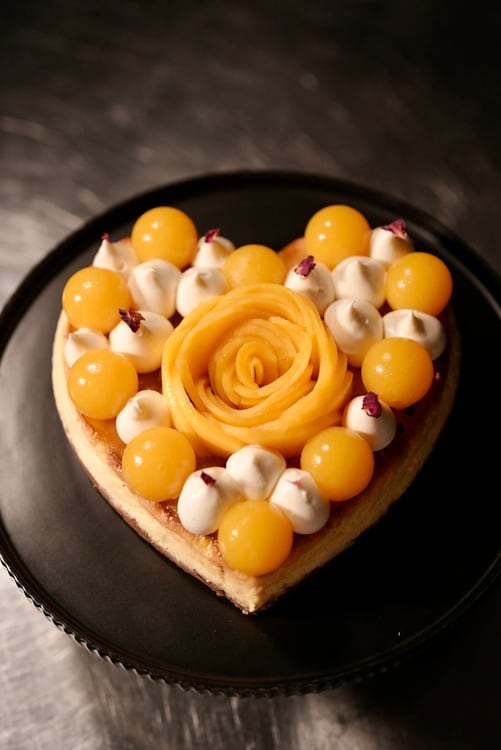 Donut Daddy heart cake