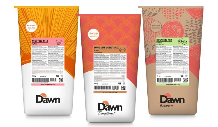 Dawn Foods unveils new bakery ingredient packaging